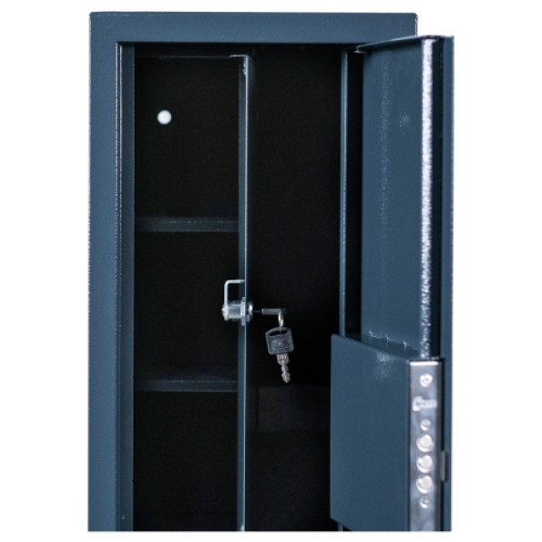 Сейф для оружия на 2 ствола с трейзером для патронов Антрацит ГАЛЛА -
                                                        Фото 3